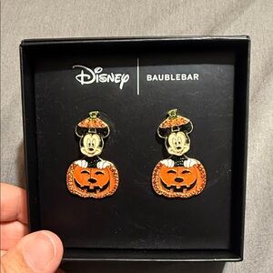 Baublebar Disney Mickey In A Pumpkin Dangling Earrings